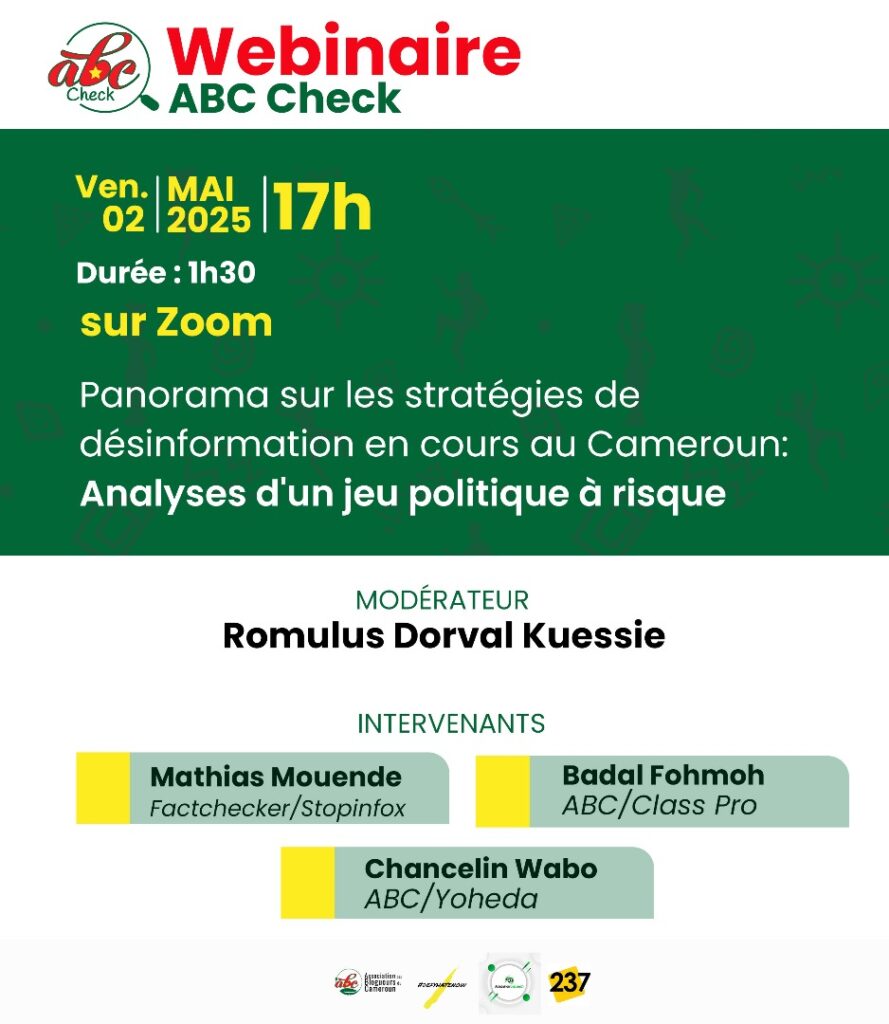 Panorama des stratégies de désinformation au Cameroun