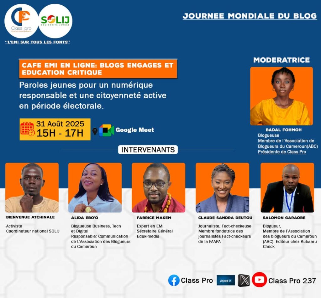 Jeunes, blogs et citoyenneté numérique : les leçons du café EMI du 31 août 2025