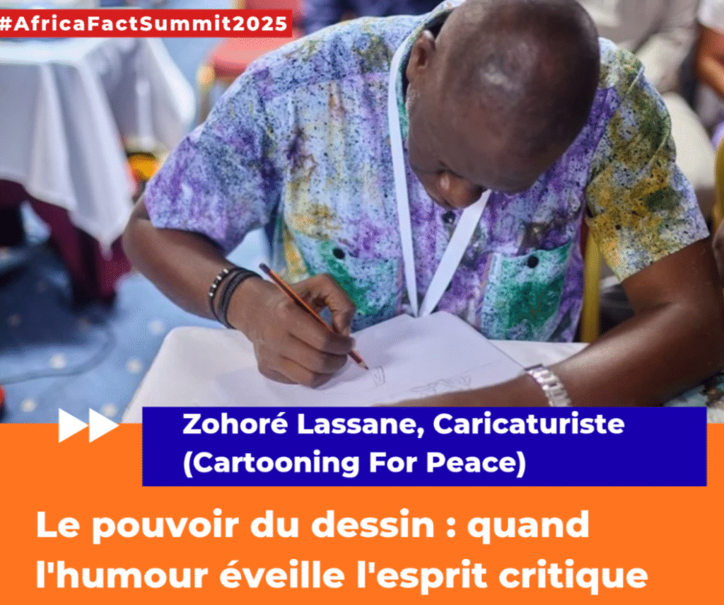 Quand l&rsquo;humour éveille l&rsquo;esprit critique: le regard de Lozoré Lassane au Africa Facts Summit 2025